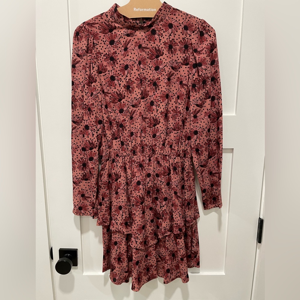 Fall floral Zara dress